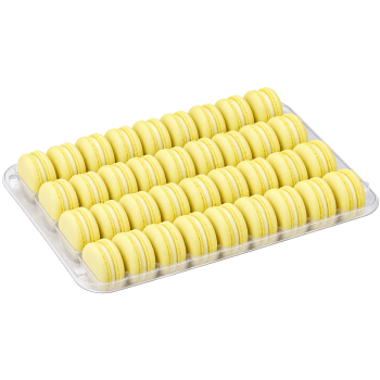 Makaroniki francuskie (żółty) CYTRYNOWE  36 szt.